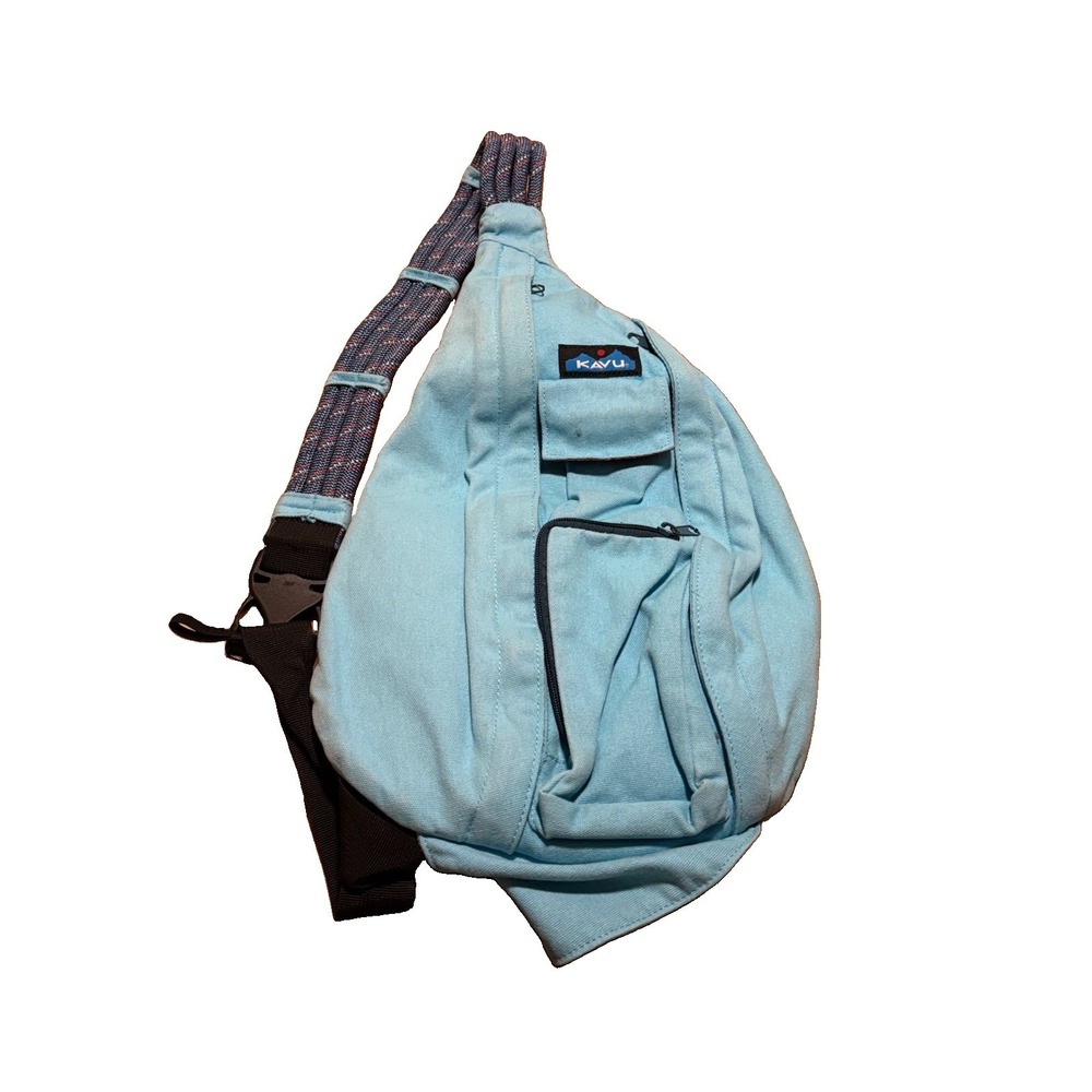 Kavu Outdoor Wear Polyester Rope Sling Bag Blue Hiking